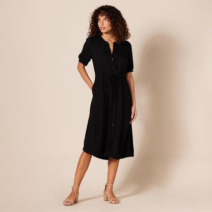 Amazon Essentials Women's Two Strap Heeled Sandal, Beige Faux Leather, 5