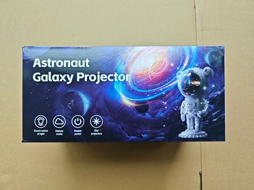 Astronaut Projector, LED Starry Sky Galaxy Projector, Night Light with Remote Control & Timer, Star Light Projector with Nabula Christmas Gift for Kids Adult for Bedroom, Room Decor, Party