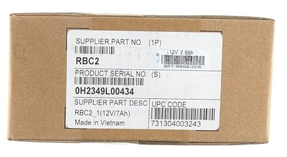 APC UPS Battery Replacement, RBC2, for APC Back-UPS Models BE500R, BK300C, BK350, BK500, BK500BLK, BK500M, BK500MC, BK500MUS, and SC420, SU420NET