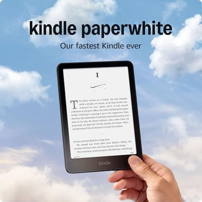 Amazon Kindle Paperwhite 16GB (newest model) – Our fastest Kindle ever, with new 7" glare-free display and weeks of battery life – Black