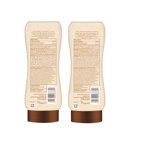 Hawaiian Tropic Sheer Touch Lotion Sunscreen SPF 50, 8oz Twin Pack | Hawaiian Tropic Sunscreen SPF 50, Sunblock, Broad Spectrum, Oxybenzone Free, 8oz each