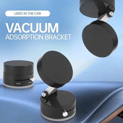 Adjustable Phone Stand with On/Off Switch, 360° Rotation, Fordable and Portable with Multipurpose Phone Holder