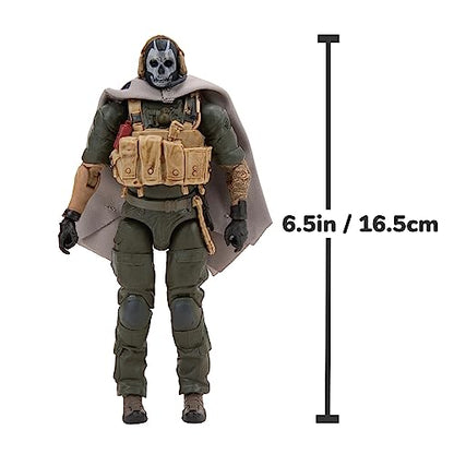 Call of Duty "Ghost (Jawbone) - 6.5-inch Articulated Figure with Swappable Hands and Weapon Accessories