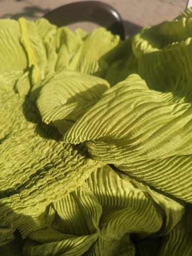 Bell Sleeve Tops for Women Dressy Tops for Evening Wear Lace Blouses for Women (Green,One Size,One Size)