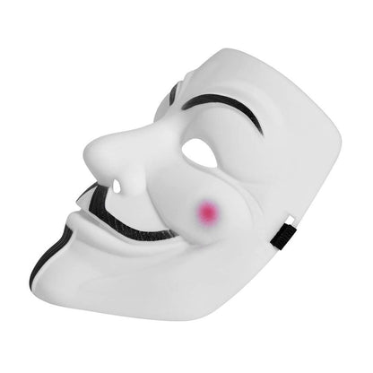 WLPARTY Costume mask white For Halloween Cosplay Party
