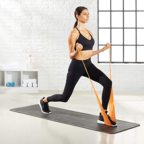 Amazon Basics Resistance Bands, Set of 3, Orange/Green/Pink