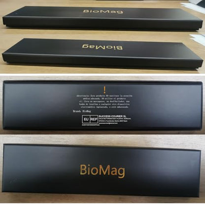 BioMag Magnetic Bracelet for Women,Titanium Steel Wristband Brazaletes Solid Pure Copper Valentine's Day Gift for Her Jewelry Gift with Adjustable Tool Birthday Gifts (Silver)