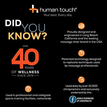 Human Touch Reflex5s Foot & Calf Massager for Stress & Plantar Fasciitis Relief+Relaxation +Kneading & Compression for Circulation Support -1 Year Warranty - Adjustable Fit for Women & Men Size 12