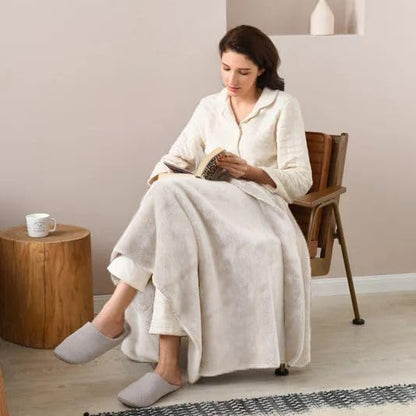 CAI TENG Fleece Throw Blankets 6 Pack Bulk Lightweight Warm Soft 50 x 60 in Kids Blanket Picnic Cozy Fleece Fabric Microfiber Small Blanket for Bed Sofa Office Travel Beige