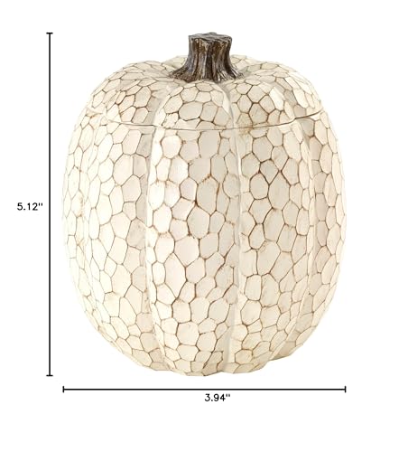 Avanti Linens - Covered Jar, Countertop Organizer, Fall Inspired Home Decor (Grateful Patch Collection)