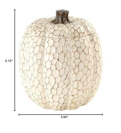 Avanti Linens - Covered Jar, Countertop Organizer, Fall Inspired Home Decor (Grateful Patch Collection)