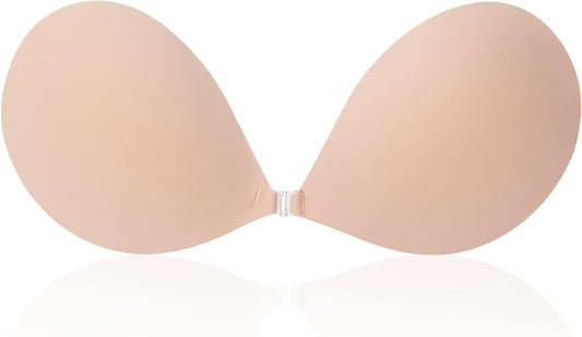 Awant Strapless Sticky Bra (US, Cup Band, A, Beige)