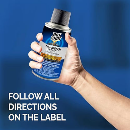 Hot Shot No-Mess! Fogger With Odor Neutralizer 3 Count-1.2 Ounce Cans, Kills Hidden Bugs, No Need To Turn Off Pilot Lights