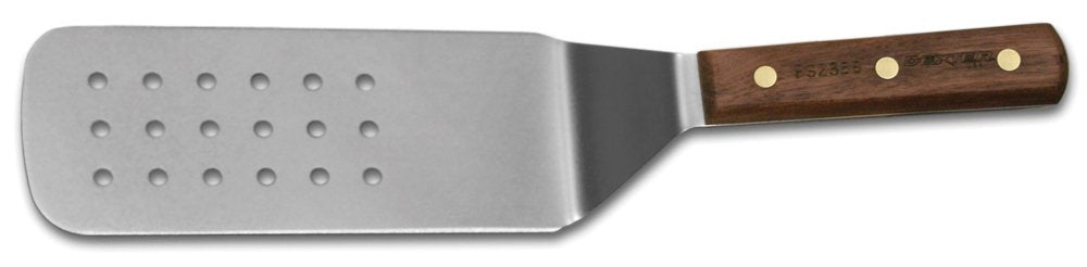 HIC Kitchen Dexter-Russell Stainless Steel Perforated Burger Turner, 8-by-3, Natural