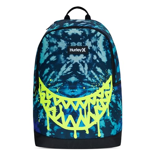 Hurley Graphic Backpack, Blue Lazer/Black, O/S