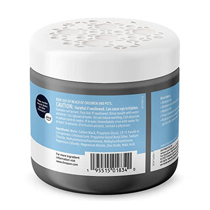 Amazon Basics Gel Odor Eliminator, Activated Charcoal, Fragrance Free, 17 Oz, Pack of 1