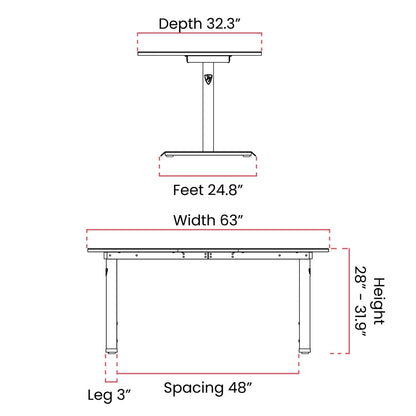 Arozzi Arena Special Edition Ultrawide Curved Gaming and Office Desk with Full Surface Water Resistant Desk Mat Custom Monitor Mount Cable Management Cut Outs - Crawling Chaos