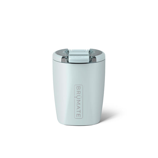 BrüMate Rocks 100% Leak-Proof 12oz Insulated Lowball Cocktail & Whiskey Tumbler - Double Wall Vacuum Stainless Steel - Camping, Travel Tumbler & Cocktail Glass (Blue Agave)