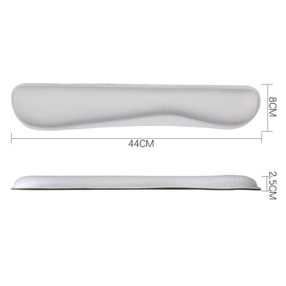 AORTDES Ergonomic Keyboard Mouse Pad Wrist Rest Support Set for Laptop/Computer/Desktop,Memory Foam Hand Rest Wrist Cushion for Gaming/Office,Lightweight Comfortable & Pain Relief (Greyish White)