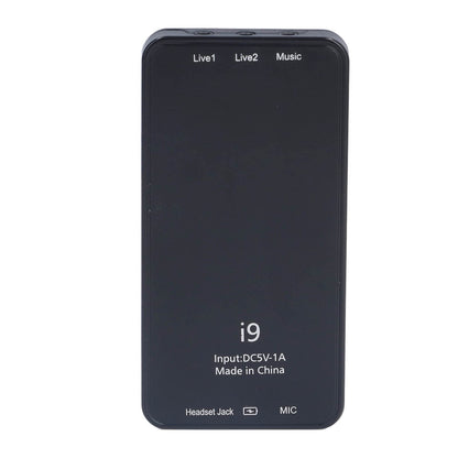 I9 Voice Changer Set, Mini Live Broadcast Voice Disguiser, Portable Sound Board Voice Changer, 8 Different Sounds/Sound Effects, for iOS, for Android (English Version)