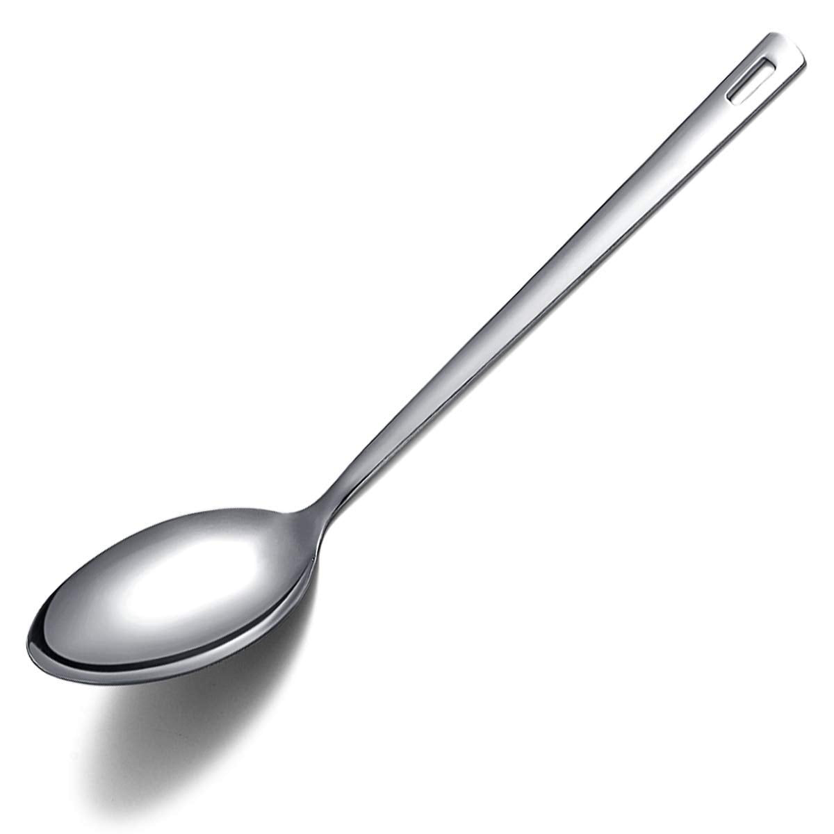 Berglander Stainless Steel Solid Serving Spoon, Non-Stick And Heat Resistant, Dishwasher Safe, Easy to Clean