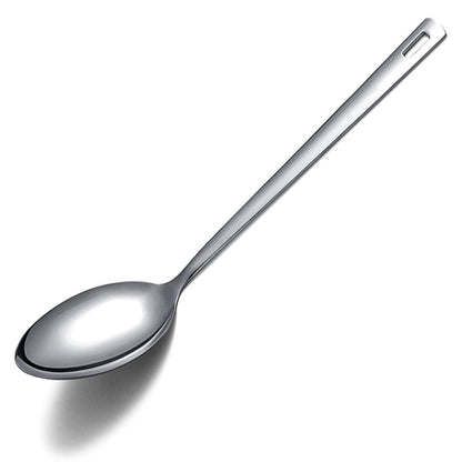 Berglander Stainless Steel Solid Serving Spoon, Non-Stick And Heat Resistant, Dishwasher Safe, Easy to Clean
