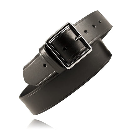Boston Leather 1.75in. Garrison Leather Belt 34 Black