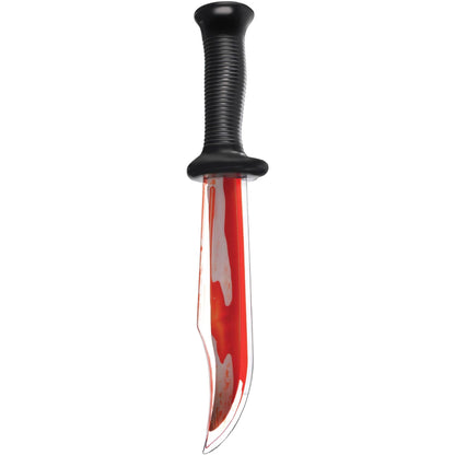Amscan Black/Red Bleeding Nightmare Plastic Knife - 13", 1 Count - Bold, Realistic Dripping Blood Design, Ultra-Durable - Perfect For Halloween & Cosplay