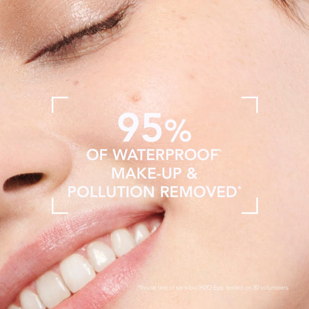 BIODERMA Sensibio H2O Eye - Biphasic Micellar Water Waterproof Makeup Remover, 125ml