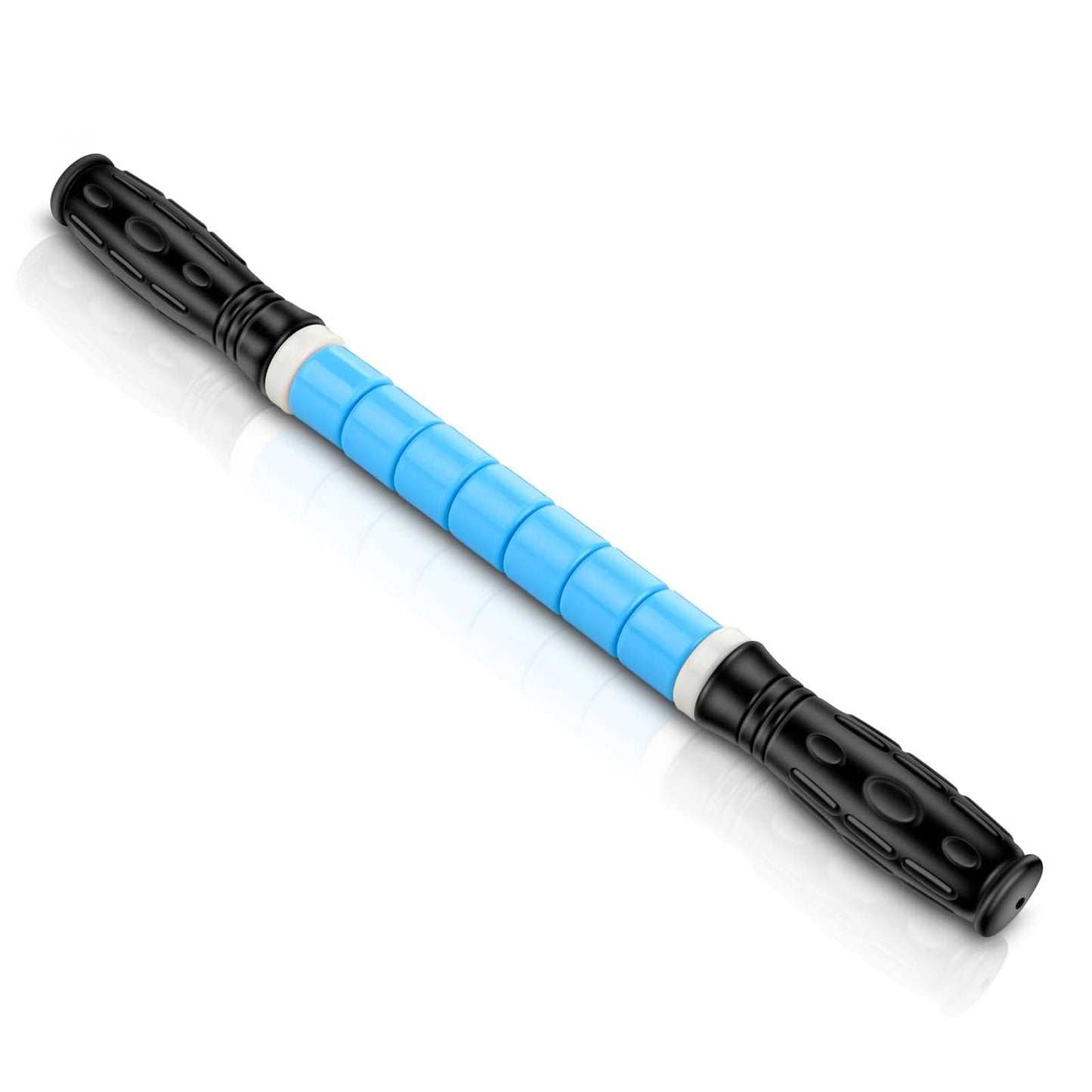 iGreely Premium Muscle Roller The Ultimate Massage Roller Stick 17 Inches Recommended by Physical Therapists Promotes Recovery Fast Relief for Cramps Soreness Tight Muscles Blue