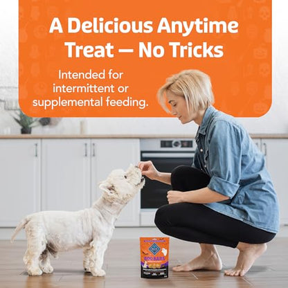Blue Buffalo Boo Bars Crunchy Dog Biscuits, Natural Halloween-Shaped Treats, Pumpkin & Cinnamon Recipe, 11-oz Bag