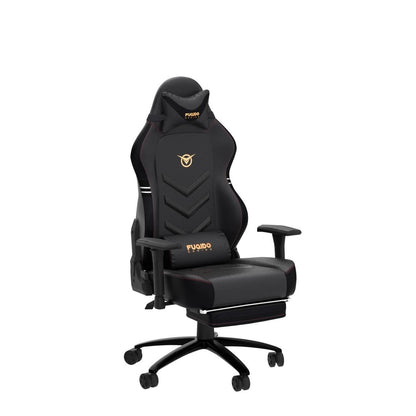 Big and Tall Gaming Chair with Footrest 350lbs-Racing Computer Gamer Chair, Ergonomic High Back PC Chair with Wide Seat, Reclining Back, 3D Armrest for Adult-Black