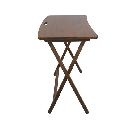 American Trails Arizona Folding Table with Solid American Hardwood - Walnut