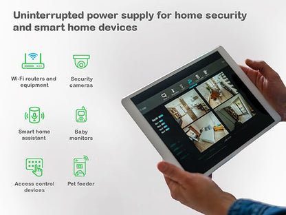 APC UPS Battery Backup, 900VA UPS with 6 Backup Battery Outlets, Type C USB Charging, BE900G3 Back-UPS
