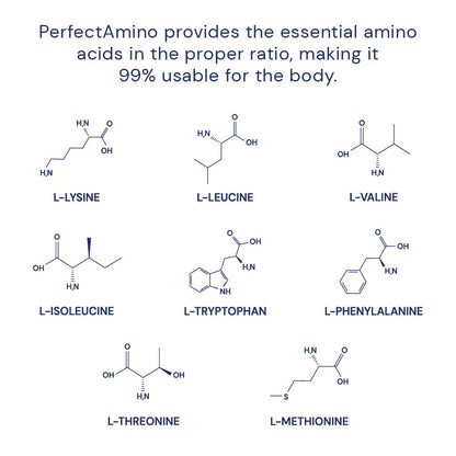 BodyHealth PerfectAmino (150 ct) Easy to Swallow Tablets, Essential Amino Acids Supplement with BCAAs, Vegan Protein for Pre/Post Workout & Muscle Recovery with Lysine, Tryptophan, Leucine, Methionine
