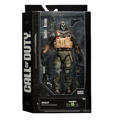 Call of Duty "Ghost (Jawbone) - 6.5-inch Articulated Figure with Swappable Hands and Weapon Accessories