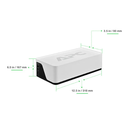 APC UPS Battery Backup, 1050VA UPS with 6 Backup Battery Outlets, Type C USB Charging, BE1050G3 Back-UPS