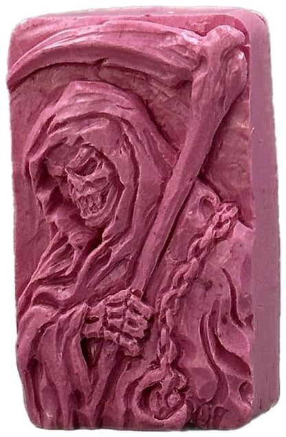 ARTCRAFTMOLDS Grim Reaper Silicone Mold for SOAP Making and Other Crafts, Halloween