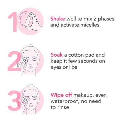 BIODERMA Sensibio H2O Eye - Biphasic Micellar Water Waterproof Makeup Remover, 125ml