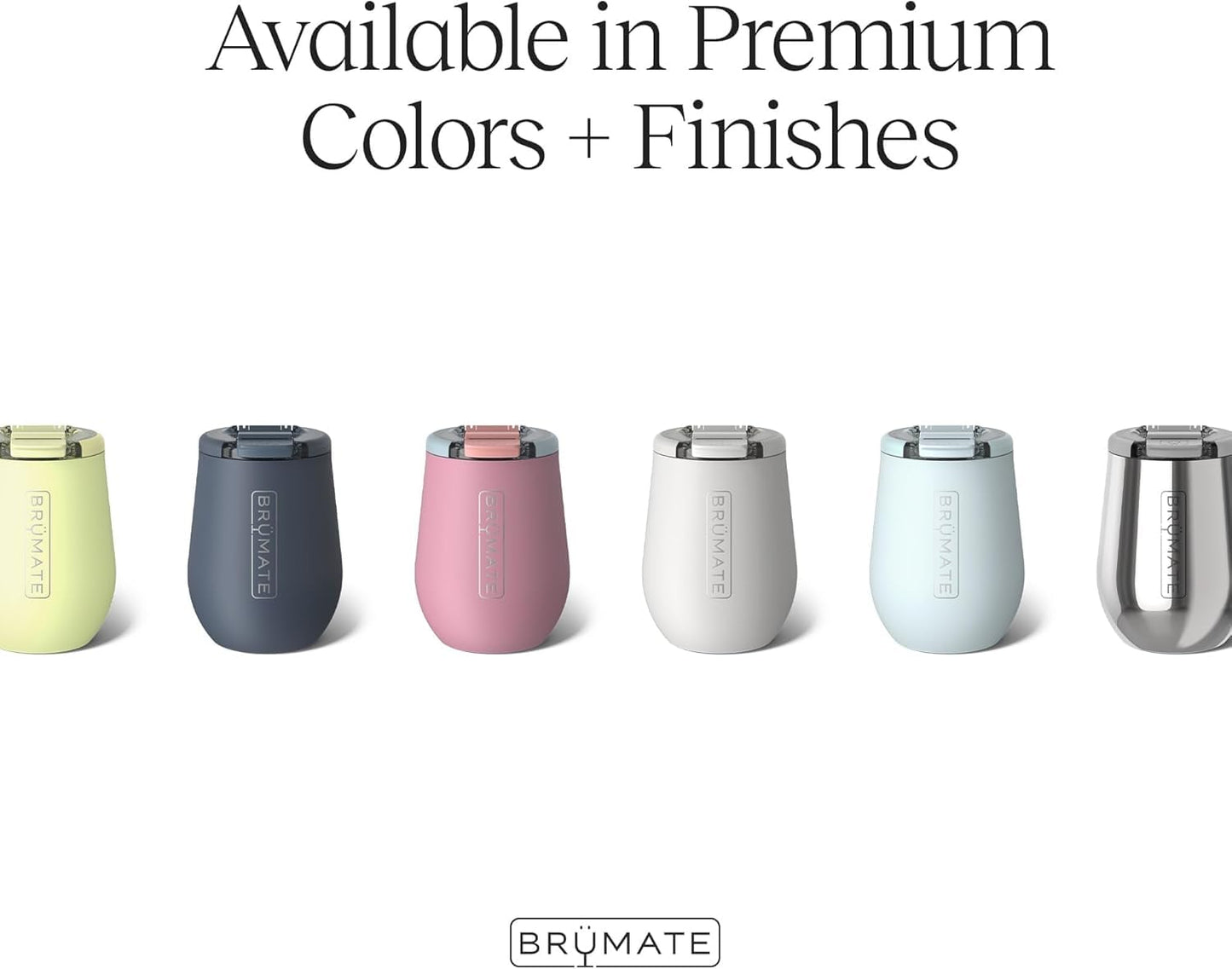 BrüMate Uncork'd 100% Leak-Proof 14oz Insulated Wine Tumbler with Lid - Vacuum Insulated Stainless Steel Wine Glass - Perfect For Travel & Outdoors (Rose Taupe)