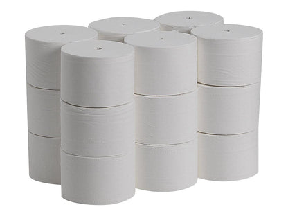 Angel Soft Professional Series -19372 Compact Coreless 2-Ply Recycled Toilet Paper by GP PRO (Georgia-Pacific), White, 1,125 Sheets Per Roll, 18 Rolls Per Case