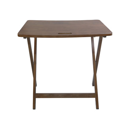 American Trails Arizona Folding Table with Solid American Hardwood - Walnut