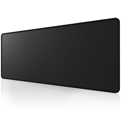 ALOANES Large Gaming Mouse Pad with Non-Slip Rubber Base,Stitched Edge,Desk mat for Laptop,Computer & PC, Wristing Pad for Gamer,Office & Home,Classic Black XL 11.81''x31.50''x0.12''