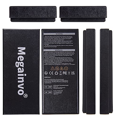 Butane Lighter Torch Long Lighter Refillable Adjustable Jet Flame Lighter Windproof Flexible with Visual Fuel Window Blow Torch for Stove BBQ Grill Fireplace Camping Kitchen (No Gas Include) - Red