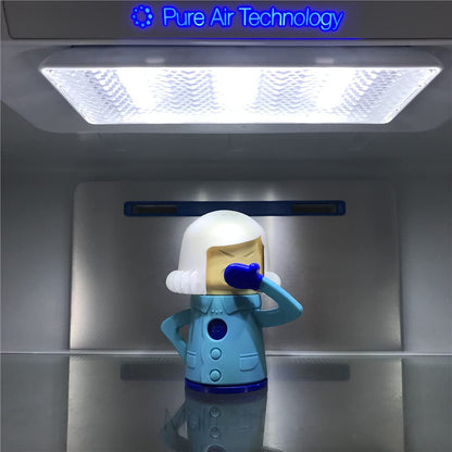 Aivwis Chilly Mama Fridge Deodoriser, Angry Mama Fridge Cleaner, Freezer Odor Freshener Remover, Add Baking Soda Reusable Cute Kitchen Gadgets