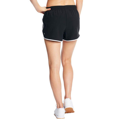 C9 Champion Women's 3.5" Woven Shorts, Ebony/True White, S