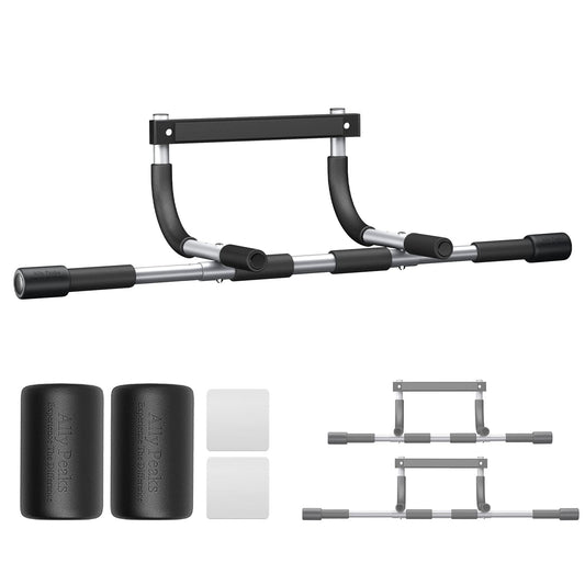 Ally Peaks Pull Up Bar for Doorway,Multiple Levels Width Adjustable Pull Up Bar Accurately Match Wide and Narrow doorframe,Indoor Chin-Up Bar Workout Bar,USA Original Patent