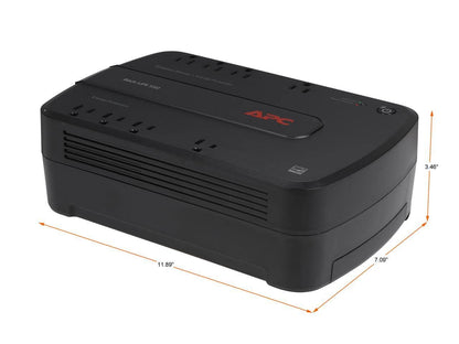 APC UPS Battery Backup for Computer, BE550G Surge Protector with Battery Backup, Dataline Protection