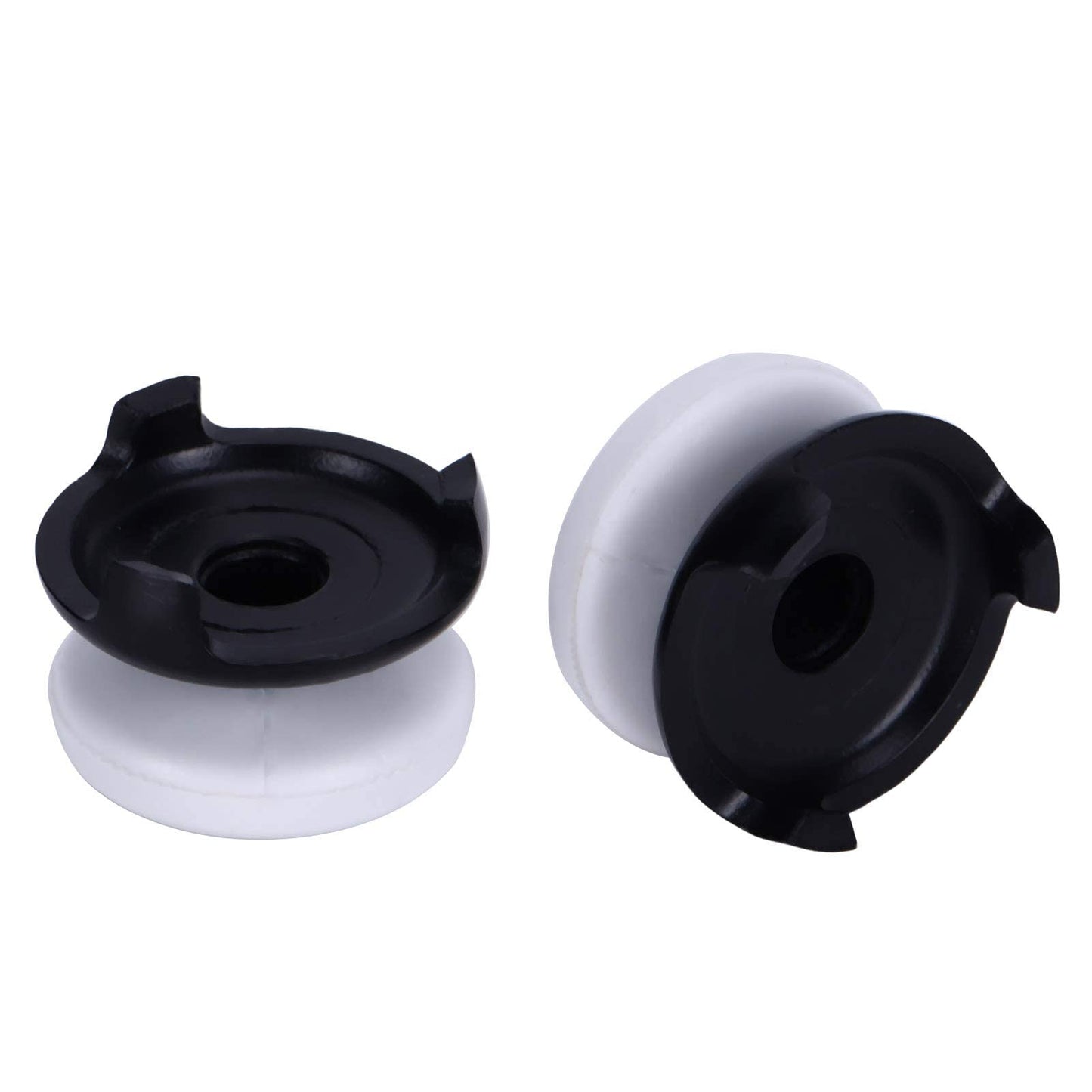 ASHATA 2Pcs Thumbstick Extender for PS5, 3D Texture Thumb Grip Stick Joystick Thumbstick for PS5 Controller (White)