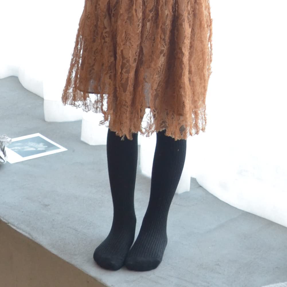 4/5 Pack Baby Girls Boys Tights Toddler Cable Knit Leggings Seamless Cotton Dress Cotton Footed Stockings